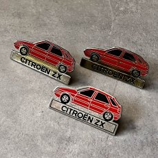 画像2: 3個セット フランス ヴィンテージ ピンバッジ CITROEN ZX シトロエン ノベルティグッズ (2)