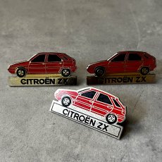 画像6: 3個セット フランス ヴィンテージ ピンバッジ CITROEN ZX シトロエン ノベルティグッズ (6)