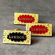 画像3: 3個セット フランス ヴィンテージ ピンバッジ LINDOR Lindt リンツ リンドール チョコレート (3)