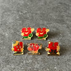 画像3: 5個セット フランス ヴィンテージ ピンバッジ SUPER U PINS COLLECTION ノベルティグッズ (3)