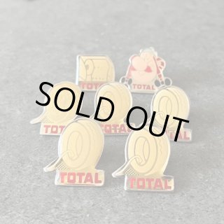 5個セット フランス ヴィンテージ ピンバッジ SUPER U PINS COLLECTION