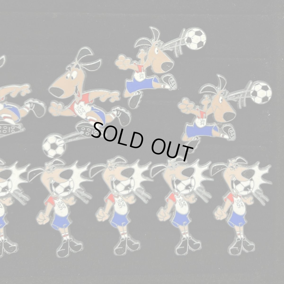 画像6: 12個セット フランス ヴィンテージ ピンバッジ 1994 ワールドカップアメリカ大会 USA マスコット (6)