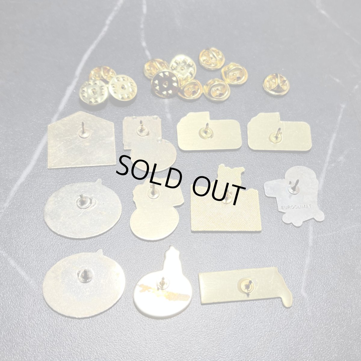 画像8: 11個セット フランス ヴィンテージ ピンバッジ Cora Collection (8)