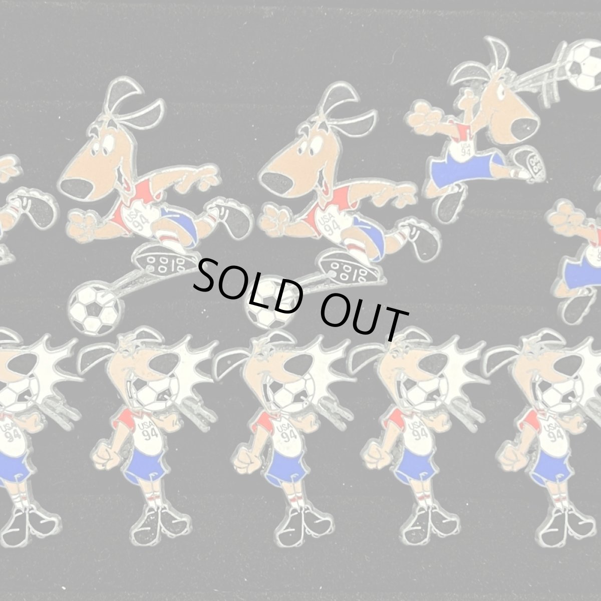 画像4: 12個セット フランス ヴィンテージ ピンバッジ 1994 ワールドカップアメリカ大会 USA マスコット (4)