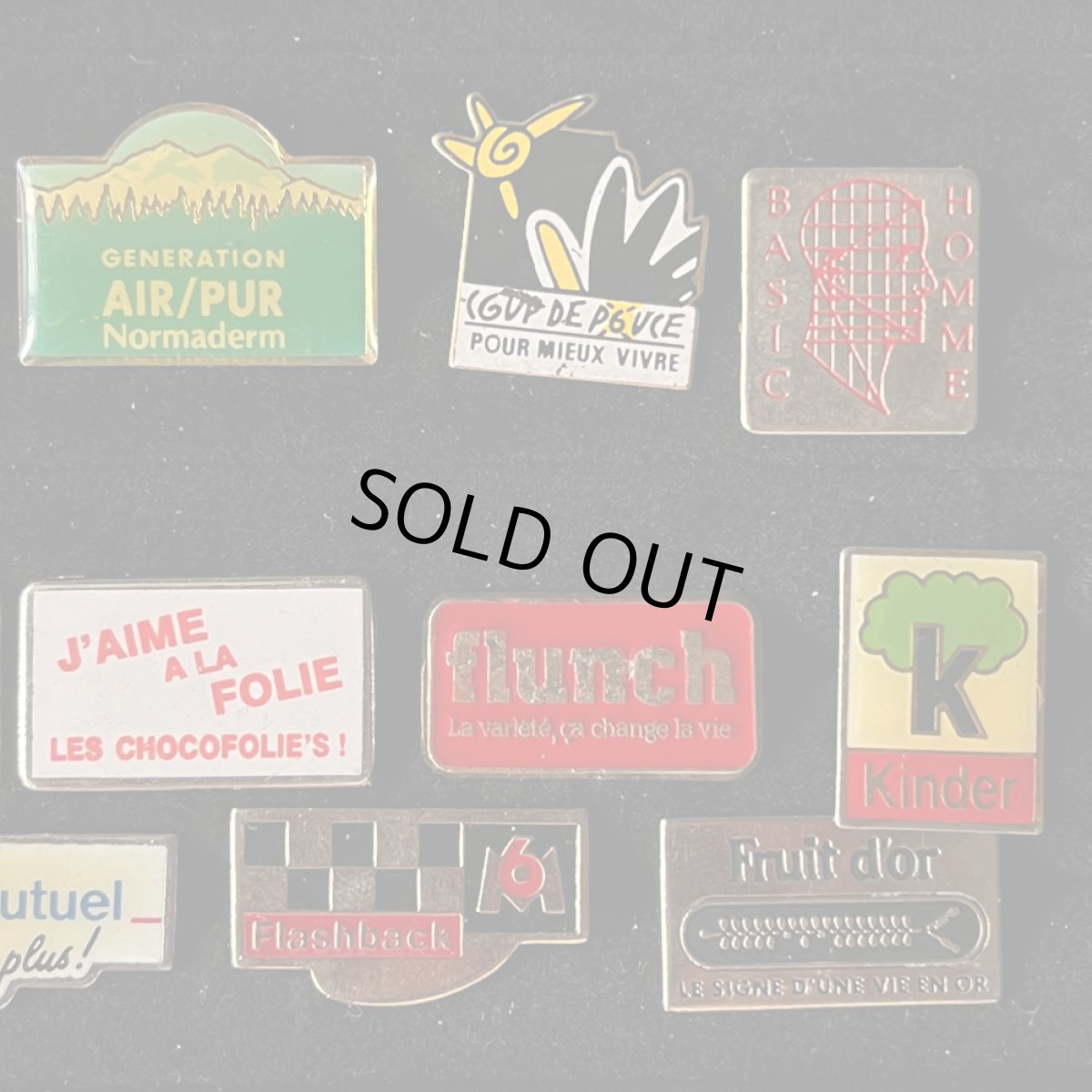 画像4: 20個セット フランス ヴィンテージ ピンバッジ コレクション YA1645AC (4)