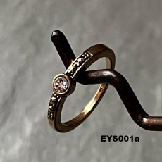 画像3: 【在庫3】1970-1999年 スウェーデン ヴィンテージ ドレスリング「北欧の静けさを纏う指先」15号/19号 EYS001 (3)