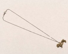 画像7: 〈イギリス〉小さなしあわせを運ぶダックスフント 犬 チャーム ペンダントネックレス ヴィンテージジュエリー (7)