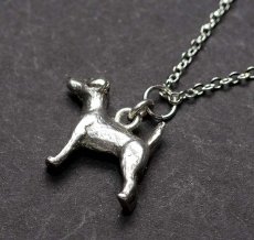 画像3: 〈SILVER〉ヴィンテージシルバーチャームネックレス 犬 魔除け お守り (3)