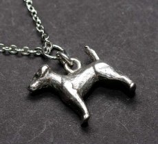 画像5: 〈SILVER〉ヴィンテージシルバーチャームネックレス 犬 魔除け お守り (5)