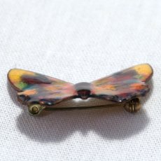 画像9: 英国「絵本のページから舞い降りた、小さな魔法」蝶々 ヴィンテージブローチ 蝶 バタフライ 昆虫アクセサリー (9)