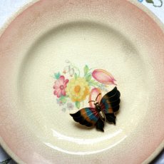 画像10: 英国 「色彩の詩（うた）をまとった旅人」蝶々 ヴィンテージブローチ  バタフライ 昆虫アクセサリー (10)