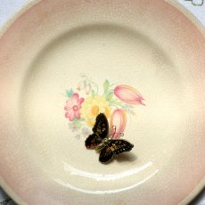 画像15: 英国「光の羽音に導かれて」アゲハ蝶 ヴィンテージブローチ 蝶モチーフ  昆虫アクセサリー (15)