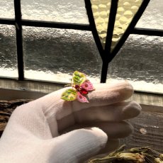 画像14: 英国 蝶ヴィンテージブローチ 「秘密の庭で生まれた、小さな願いの運び手」蝶々 バタフライ 昆虫アクセサリー (14)