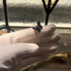 画像12: 英国 「空を旅する小さな願い」小さな蝶ブローチ ヴィンテージブローチ 蝶モチーフ  (12)