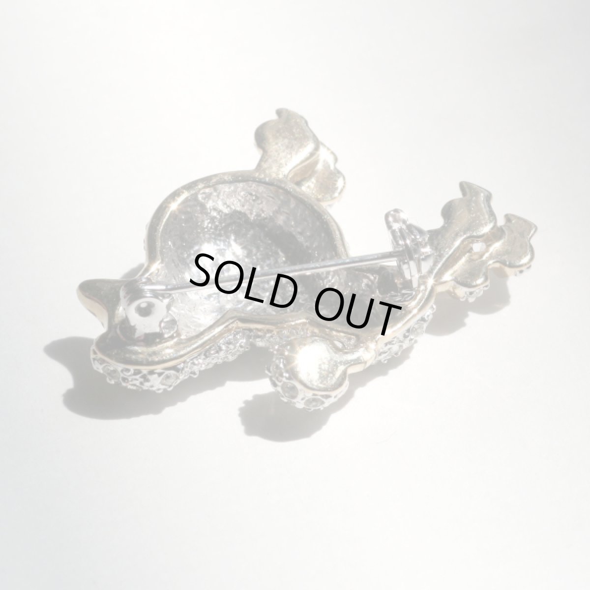 画像12: 英国 1960年代 ヴィンテージ プードル犬 クリスタル ブローチ「まるで物語から飛び出してきた、小さな優雅さ」イギリス アクセサリー (12)