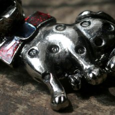 画像5: 英国 ヴィンテージ ダルメシアン犬 ブローチ「幸運をくわえて、やってきた」イギリス アクセサリー (5)