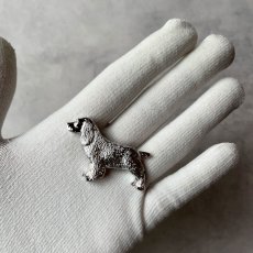 画像8: 英国 ヴィンテージ ブローチ「風のにおいに耳を澄ます、小さなまなざし」イングリッシュコッカースパニエル犬  イギリス アクセサリー (8)