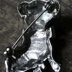 画像7: 英国 ヴィンテージ ダルメシアン犬 ブローチ「幸運をくわえて、やってきた」イギリス アクセサリー (7)