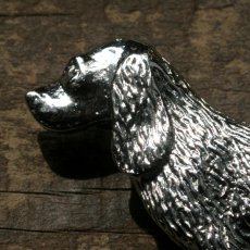 画像4: 英国 ヴィンテージ ブローチ「風のにおいに耳を澄ます、小さなまなざし」イングリッシュコッカースパニエル犬  イギリス アクセサリー (4)