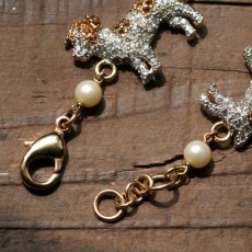 画像3: 英国 ヴィンテージ ビーグル犬 クリスタル ブレスレット「小さなともだちと歩く、記憶の散歩道」 イギリス アクセサリー ジャックラッセルテリア (3)