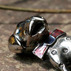 画像4: 英国 ヴィンテージ ダルメシアン犬 ブローチ「幸運をくわえて、やってきた」イギリス アクセサリー (4)