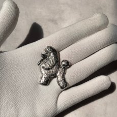 画像8: 英国 ALDEN ARTS ENGLAND ヴィンテージ プードル犬 ブローチ イギリス アクセサリー (8)
