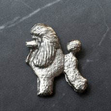 画像2: 英国 ALDEN ARTS ENGLAND ヴィンテージ プードル犬 ブローチ イギリス アクセサリー (2)