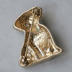 画像7: 英国 ヴィンテージ 仔犬 ブローチ「しあわせを待つ、ちいさなまなざし」 イギリス アクセサリー (7)