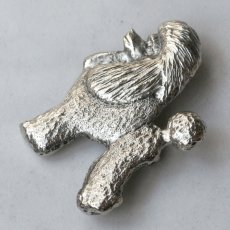 画像5: 英国 ALDEN ARTS ENGLAND ヴィンテージ プードル犬 ブローチ イギリス アクセサリー (5)