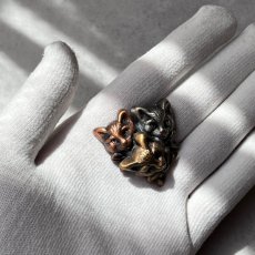 画像8: K&T 英国 ヴィンテージ 3匹の猫ブローチ「三つのきらめき、ひとつのしあわせ」イギリス アクセサリー (8)