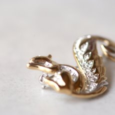 画像6: 1960〜70年代 英国 ヴィンテージ リスブローチ「森の煌めきを集めて」イギリス アクセサリー (6)