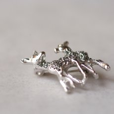 画像7: 英国 ヴィンテージ 親子の鹿 マルカジットブローチ「静かな森の約束」イギリス アクセサリー (7)