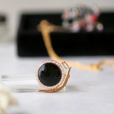 画像6: 英国 ヴィンテージブローチ カタツムリ「月の雫を抱いて」イギリス アクセサリー (6)