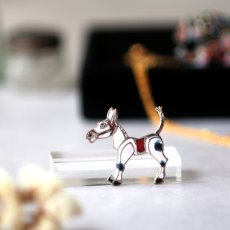 画像5: 英国 ヴィンテージ 白馬 ブローチ「白き風、駆ける」 イギリス アクセサリー (5)