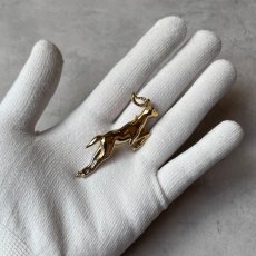 画像10: 英国 ヴィンテージ 駆ける鹿 ブローチ「風よりも自由に」イギリス アクセサリー (10)