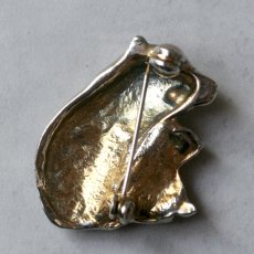 画像9: 英国 ヴィンテージ 親子熊 クマ ブローチ「しあわせを背中にのせて」イギリス アクセサリー (9)