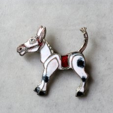 画像7: 英国 ヴィンテージ 白馬 ブローチ「白き風、駆ける」 イギリス アクセサリー (7)