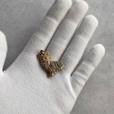画像6: 英国 ヴィンテージ ヨークシャーテリア犬 刻印3IC ペンダントネックレス「ちいさな誇りを胸に」イギリス アクセサリー (6)