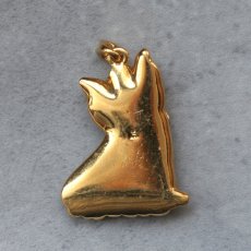 画像6: 英国 ヴィンテージ ヨークシャーテリア犬 ペンダントネックレス 刻印3IC「永遠のリボンを結んで」イギリス アクセサリー (6)