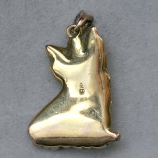 画像4: 英国 ヴィンテージ ヨークシャーテリア犬 刻印3IC ペンダントネックレス「ちいさな誇りを胸に」イギリス アクセサリー (4)