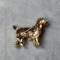 画像7: 英国 1970年代 ヴィンテージ スパニエル犬ブローチ「いつもそばにいる優しさ」イギリス アクセサリー (7)