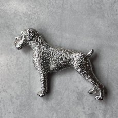 画像8: 英国 1970年代 ヴィンテージ ボクサー犬ブローチ「忠誠のまなざし、銀の記憶」イギリス アクセサリー (8)