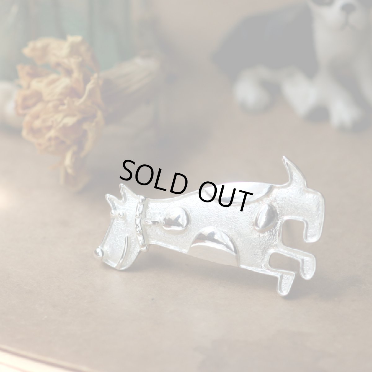 画像3: 英国 1970年代 ヴィンテージ ダルメシアン犬ブローチ「小さな冒険のはじまりに忠実な相棒」イギリス アクセサリー (3)