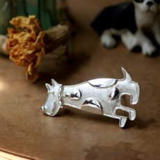 画像3: 英国 1970年代 ヴィンテージ ダルメシアン犬ブローチ「小さな冒険のはじまりに忠実な相棒」イギリス アクセサリー (3)