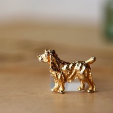 画像4: 英国 1970年代 ヴィンテージ スパニエル犬ブローチ「いつもそばにいる優しさ」イギリス アクセサリー (4)