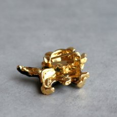 画像7: 英国 ヴィンテージ 黒猫リボンブローチ「静寂にひそむまなざし」イギリス アクセサリー (7)