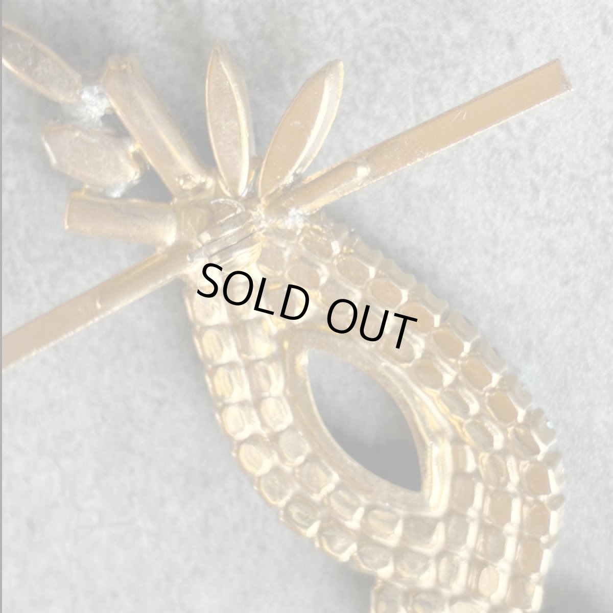 画像12: 英国 ヴィンテージ 鳥ブローチ ゴールド×クリアストーンイギリス製アンティークジュエリー (12)