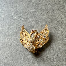 画像6: 1956年頃 A&S Attwood＆Sawyerヴィンテージ 白鳥ブローチ「静かな湖に浮かぶ、永遠の優雅」イギリスブローチ (6)