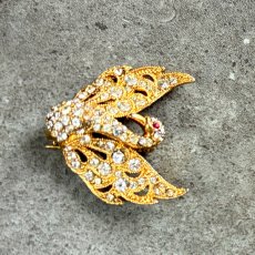 画像5: 1956年頃 A&S Attwood＆Sawyerヴィンテージ 白鳥ブローチ「静かな湖に浮かぶ、永遠の優雅」イギリスブローチ (5)