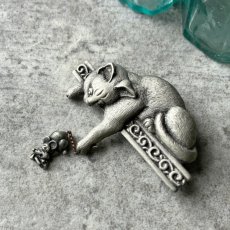 画像5: 英国 1970年頃 JJ ジェイジェイ 猫のヴィンテージ ネズミを捕まえる ねこ (5)